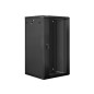 Armario rack lanberg 22u 600x600x1082 auto ensamblado 19 pulgadas hasta 60 kg negro