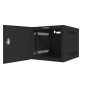 Armario lanberg mural rack 10 pulgadas 4u - 280x310 flat pack autoensam negro pta metalica
