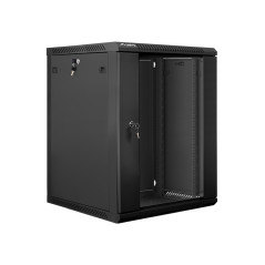 Lanberg WF01-6615-10B rack 15U Da parete Nero