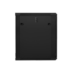 Lanberg WF01-6615-10B rack 15U Da parete Nero