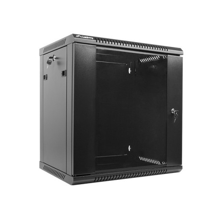 Lanberg WF01-6412-10B rack 12U Da parete Nero