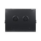 Armario lanberg mural rack 19 pulgadas 12u - 600x450 flat pack v2 negro