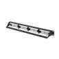 Patch panel lanberg 24 puertos 1u cat.6a utp 19 pulgadas negro