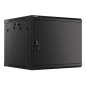 Armario lanberg mural rack 19 pulgadas 9u -  600x600 negro