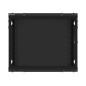 Armario lanberg mural rack 19 pulgadas 9u -  600x600 negro