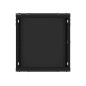 Armario lanberg mural rack 19 pulgadas 12u -  600x450 negro