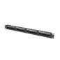 Patch panel lanberg cat.5e utp 24 puertos 1u rack 19 negro