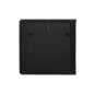 Armario lanberg mural rack 19 pulgadas 12u - 600x600 auto ensamblado negro puerta de cristal