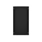 Armario lanberg mural rack 19 pulgadas 22u - 600x450 flat pack v2 negro