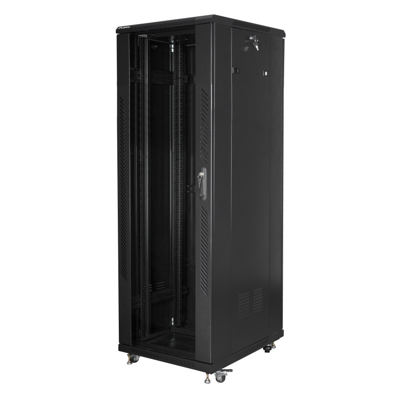 Armario lanberg rack 19 pulgadas 37u 600x800 flat pack black negro