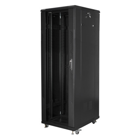 Armario lanberg rack 19 pulgadas 37u 600x800 flat pack black negro