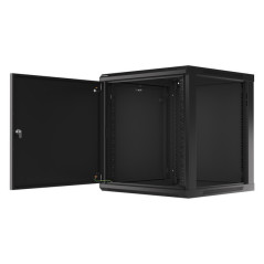 Lanberg WF01-6612-00B rack 12U Da parete Nero