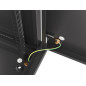 Armario lanberg mural rack 19 pulgadas 12u -  600x600 negro