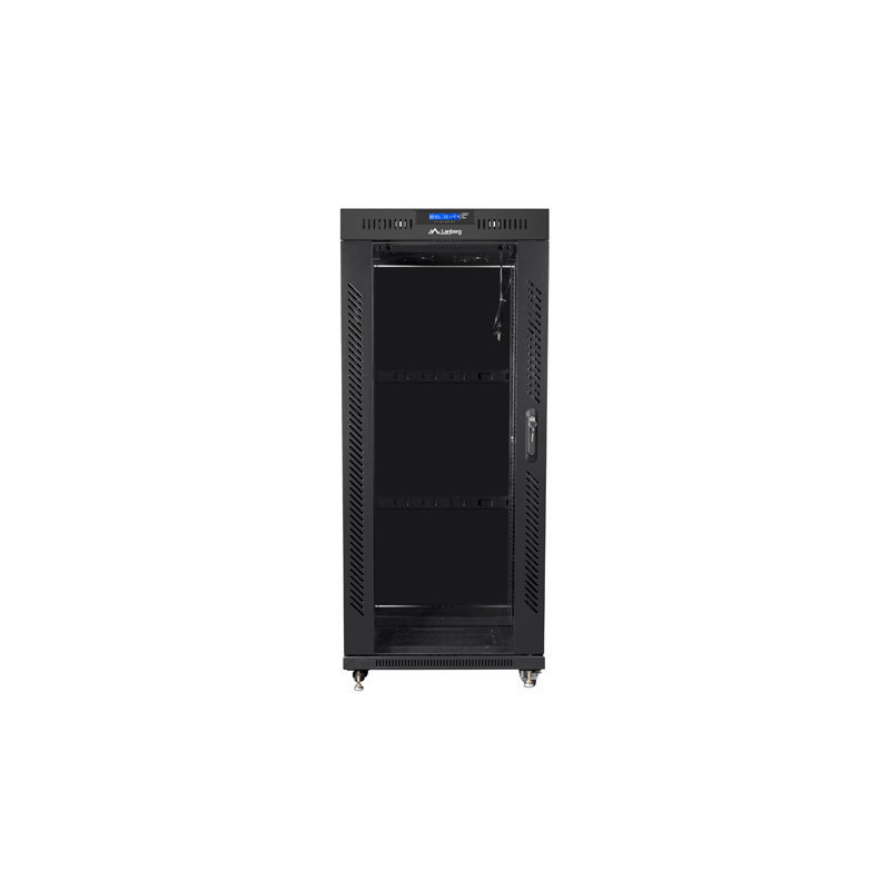 Armario lanberg rack 19 pulgadas 22u 800x1000 negro