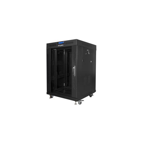 Armario lanberg rack 19 pulgadas 15u 600x600 negro