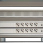 Armario rack de seguridad phasak montado con ruedas goma 30 compart. para portatil tablet y smartphone blanco - azul