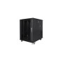 Armario lanberg rack 19 pulgadas 15u 600x800 flat pack black negro