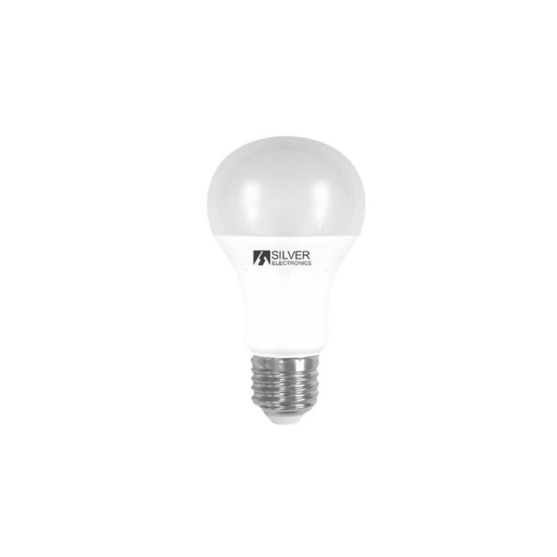 Bombilla led eco decorativa silver electronics estandar 15w100w -  e27 -  3000k -  1600 lm -  180 -  luz calida -  a+
