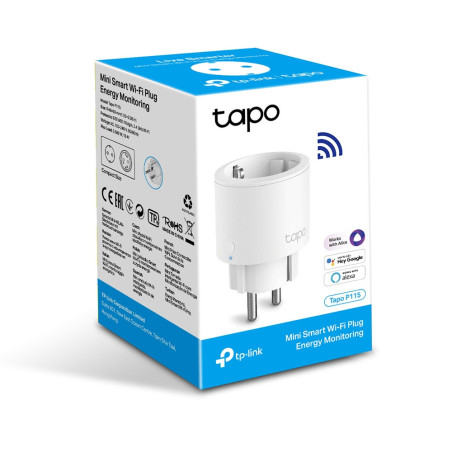 Mini enchufe inteligente tp - link tapo p115 2.4ghz