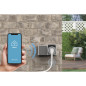 Enchufe exterior hama 10a 2300w gris
