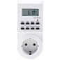 Programador silver electronic digital -  semanal -  3600w -  250v -  16a -  50hz -  ip 20 -  ajustable multifuncion