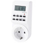 Programador silver electronic digital -  semanal -  3600w -  250v -  16a -  50hz -  ip 20 -  ajustable multifuncion