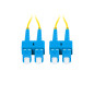 Latiguillo fibra 5m lanberg mono sc - upc - sc - upc duplex g657a1 lszh amarillo
