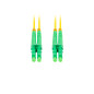 Latiguillo fibra optica lc - apc a lc - upc lanberg 2m mono duplex g657a1 lszh amarillo