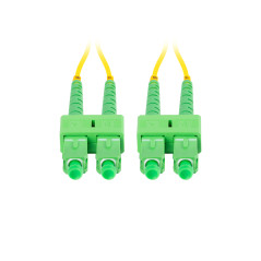 Lanberg FO-SASA-SD11-0020-YE cavo InfiniBand e in fibra ottica 2 m SC Verde, Giallo
