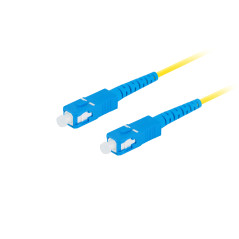 Latiguillo fibra optica sc - upc lanberg 10m mono simplex g657a1 lszh amarillo