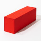 Caja de almacenamiento cartas ultimate guard arkhive 400+ xenoskin monocolor rojo