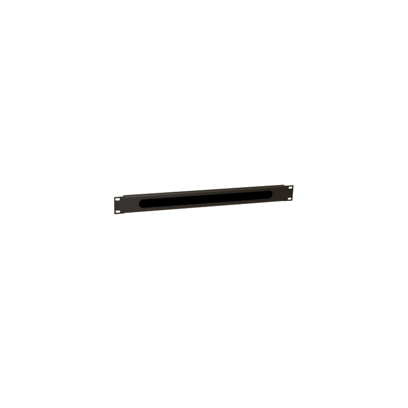 Panel pasacable entrada cables con cepillo para armario rack 19 pulgadas