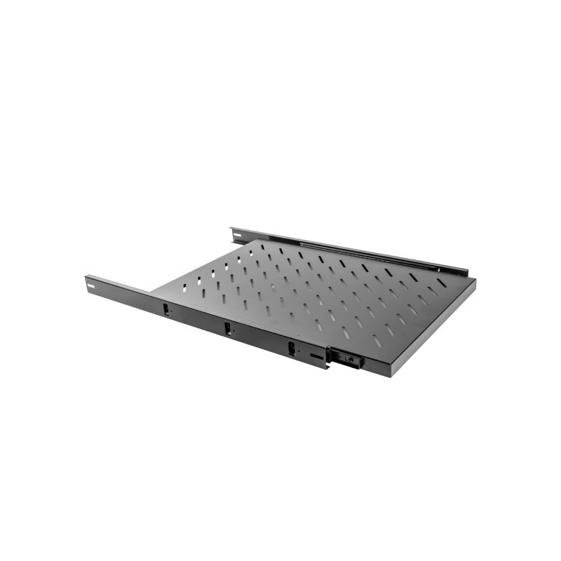 Bandeja lanberg deslizante 1u 465x750mm hasta 60kg rack 19 pulgadas negro