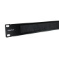 Guia de cable con cepillo phasak para rack 19 pulgadas