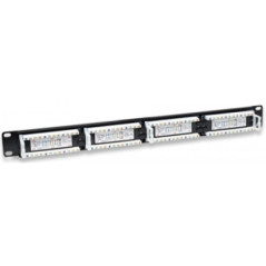 Patch panel wp 1u utp cat 5e -  24 puertos