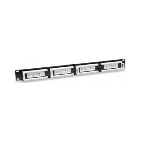 Patch panel wp 1u utp cat 5e -  24 puertos
