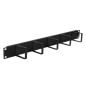Panel pasa cables wp 1u -  metalico -  negro