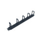 Panel pasa cables wp 1u plastico  negro
