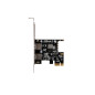 Tarjeta pci lanberg express 2x usb 3.1 gen1 hembra low profile bracket