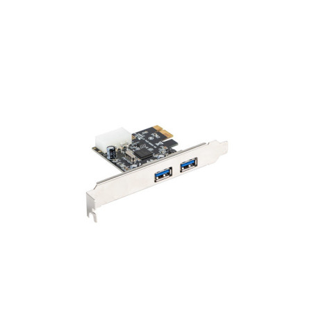 Tarjeta pci lanberg express 2x usb 3.1 gen1 hembra low profile bracket