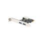 Tarjeta pci lanberg express 2x usb 3.1 gen1 hembra low profile bracket