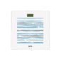 Bascula de bao electronica laica ps1074 blanca rayas azules 150kg
