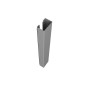 Organizador de cables de escritorio equip canal fijacion magnetica gris