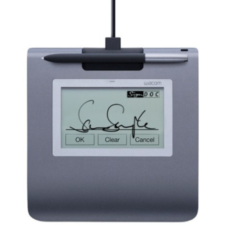 Wacom STU-430 Signature pad tavoletta grafica Nero, Grigio 2540 lpi (linee per pollice) 96 x 60 mm USB