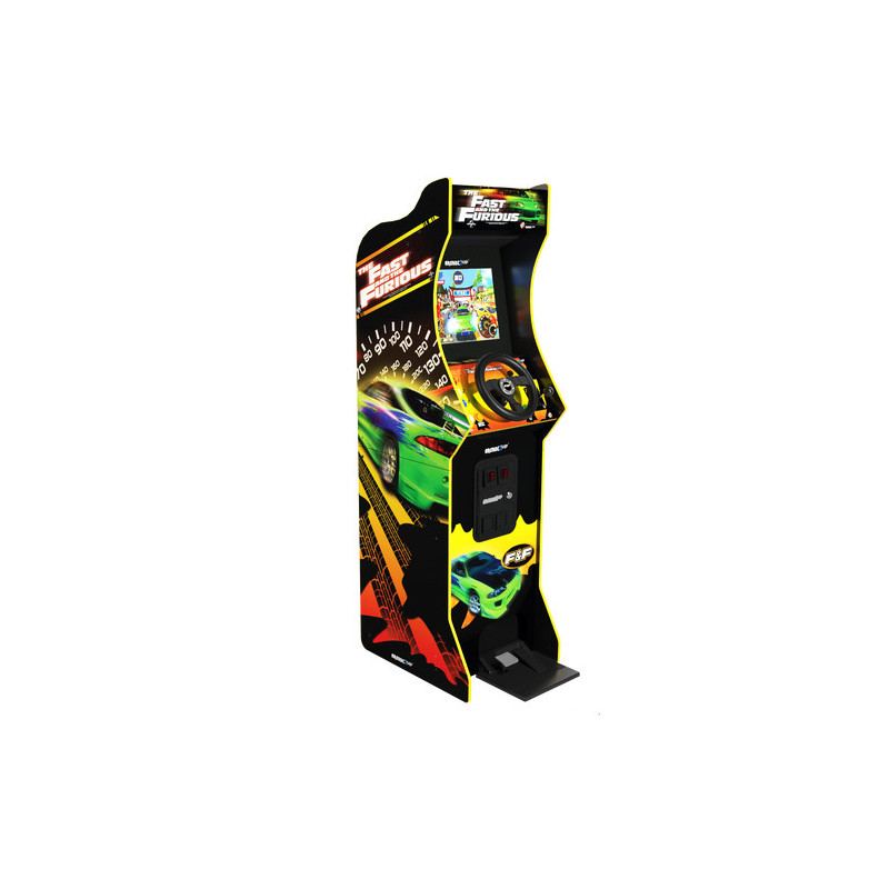 Maquina recreativa arcade 1 up deluxe racing -  the fast & the furious