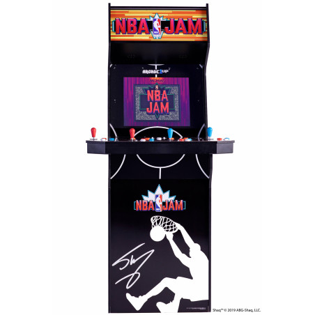 Maquina recreativa arcade 1 up xl nba jam shaq