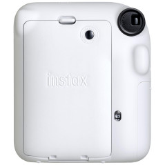 Camara fujifilm mini instax 12 flash -  autoexposicion -  blanco arcilla