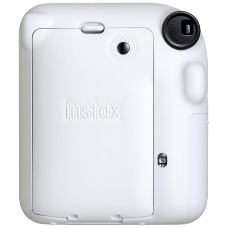Camara fujifilm mini instax 12 flash -  autoexposicion -  blanco arcilla