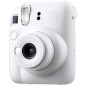 Camara fujifilm mini instax 12 flash -  autoexposicion -  blanco arcilla