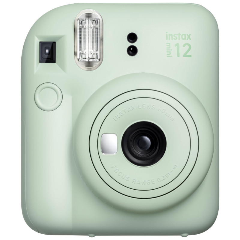 Camara fujifilm mini instax 12 flash -  autoexposicion -  verde menta